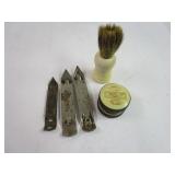 Bottle Openers,Sharpener,Shaving Brush