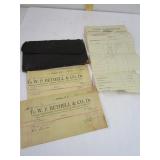 Early Tobacco Receipts From Danville Va