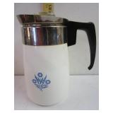 Corning Ware Coffee Pot W/ Insides