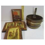 Nut Crackers And Caddy && wooden Pictures