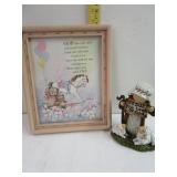 Prayer Picture & Shepard Figurine