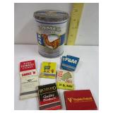 Camel Tin W/ Match Books