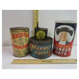 Vintage Coffee Tin And More