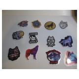 DECORATIVE WOLF STICKERS