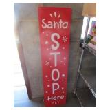 SANTA PORCH SIGN