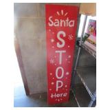 SANTA PORCH SIGN