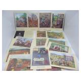 VINTAGE QUEENA STOVALL UNPOSTED POSTCARDS - 17
