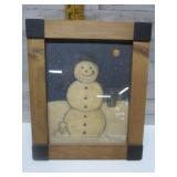 N. SCHNEEMAN SNOWMAN PICTURE