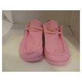NEW CANVAS BOAT SHOES PINK SIZE US WOMEN