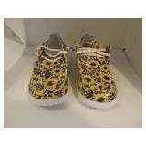 NEW CANVAS BOAT SHOES SUNFLOWERS US WOMEN