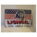 GOLDOL LIONOIL ADVERTISEMENT SIGN