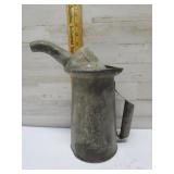 GALVANIZED OIL CAN WITH SPOUT 2 QUARTS