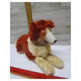 LASSIE RUBBER FACE STUFFED ANIMAL