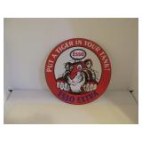 ROUND ESSO PUT A TIGER IN YOUR TANK SIGN