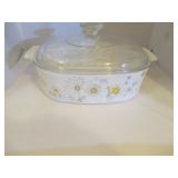 VINTAGE CORNING WARE FLORAL BOUQUET 2 QUART