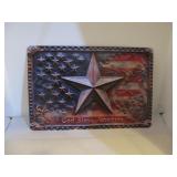 GOD BLESS AMERICA METAL SIGN