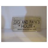 SMALL WOODEN PAPA & GIGI