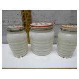 TULIP FIRE KING SALT & PEPERR AND GREASE JAR