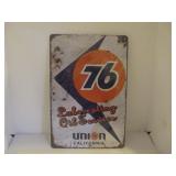 UNION 76 CALIFORNIA LUBRICATING OIL SERVICES SIGN