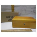 LANE COMPANY MINATURE CHEST IN ORIGINAL BOX WITH