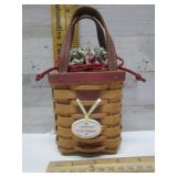 LONGABERGER BASKET LITTLE SHOPPER LINER &