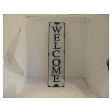 NEW TIN WELCOME SIGN