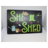 SHE SHED SIGN