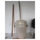 5 GALLON CROCK BUTTER CHURN