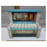 FISHER PRICE WOODEN PIANO