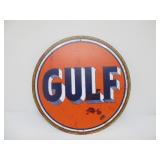 ROUND GULF SIGN