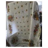 RARE CORNING WARE SPICE OF LIFE TABLE CLOTH - HAS