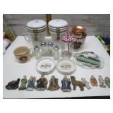 MAGNETS, ASHTRAYS, SALT / PEPPERS, CANISTERS, &
