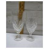 SHANNON CRYSTAL WATER GOBLETS