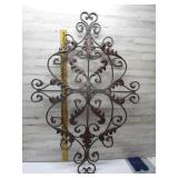 ORNATE IRON WALL DECOR - PICK UP ONLY