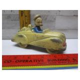 1940'S SUN RUBBER DONALD DUCK RUBBER CAR