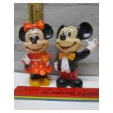 MICKEY & MINNIE HARD PLASTIC BANKS