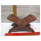 HAND CARVED BIBLE STAND
