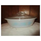GLASBAKE DISH - TOP HAS A CHIGGER