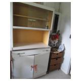VINTAGE METAL CABINET 36" X 32" X 72"