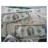 DOILLEY & 2 $2 BILLS