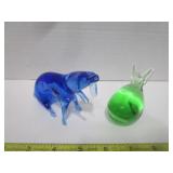 GLASS WHALE & DOG