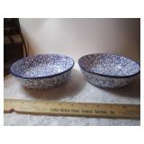 TWO BEARS POTTERY BOWLS
