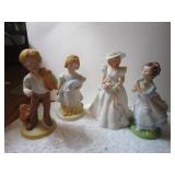 4 AVON FIGURINES