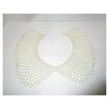 HAND BEADED PEARL COLLAR