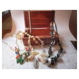 MINI LANE CEDAR CHEST & COSTUME JEWELRY
