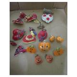 RED HAT SOCIETY, HALLOWEEN PINS, & EARRINGS