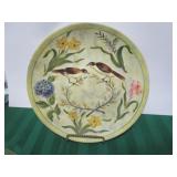 DECORATIVE BIRD PLATE WITH STAND