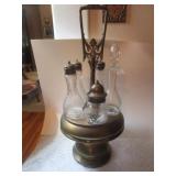 ANTIQUE S & P, OIL & VINEGAR CRUETS VICTORIAN