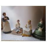 LADY FIGURINES LITTLE WOMEN 1982 FRANKLIN