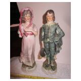 N ORLEANS PINKY & BLUE BOY FIGURINES
